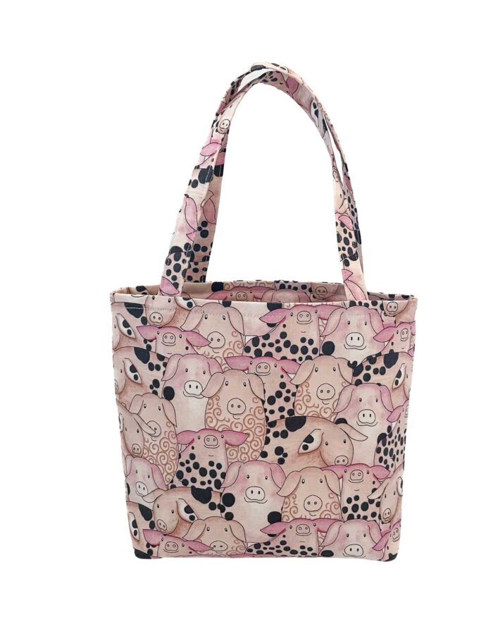 Childrens Tote Bag Little Pigs Design