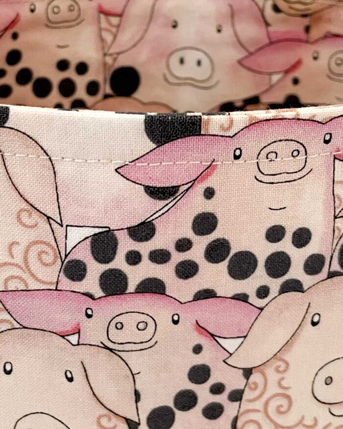 Childrens Tote Bag Little Pigs Design