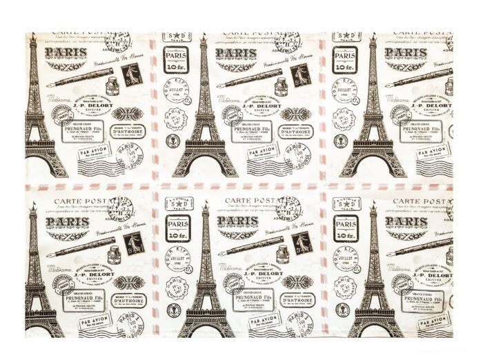Tea Towel Paris Design