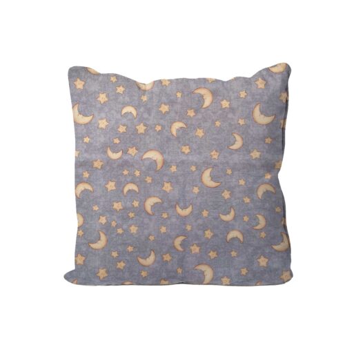 Mini Cushion Yellow Moon Design
