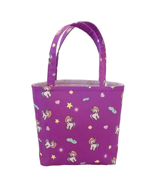 Childrens Tote Bag Unicorn Design