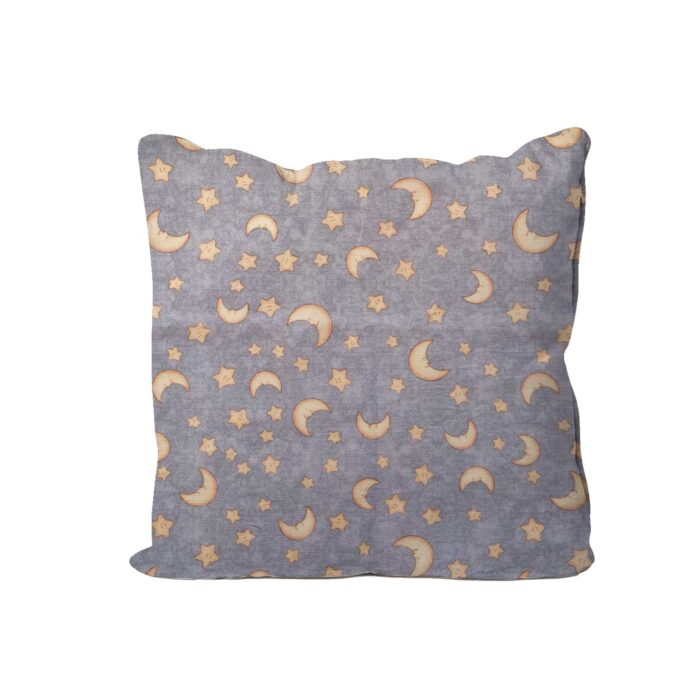 Mini Cushion Yellow Moon Design