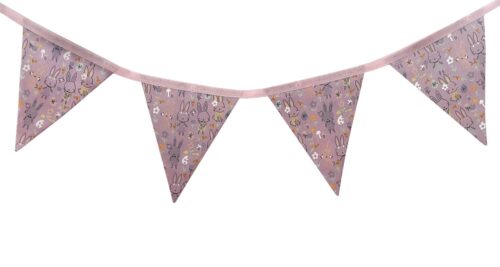 Bunny Rabbit Bunting Pink