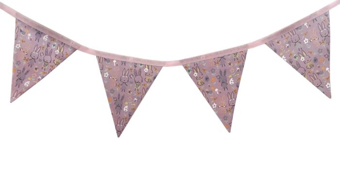 Bunny Rabbit Bunting Pink
