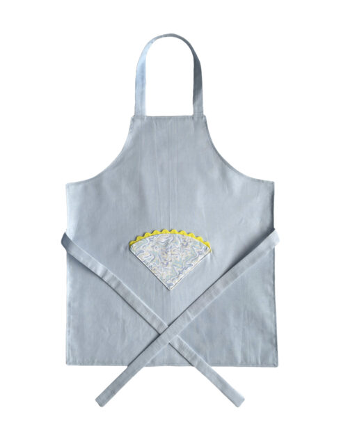 Children's Apron Blue Marble