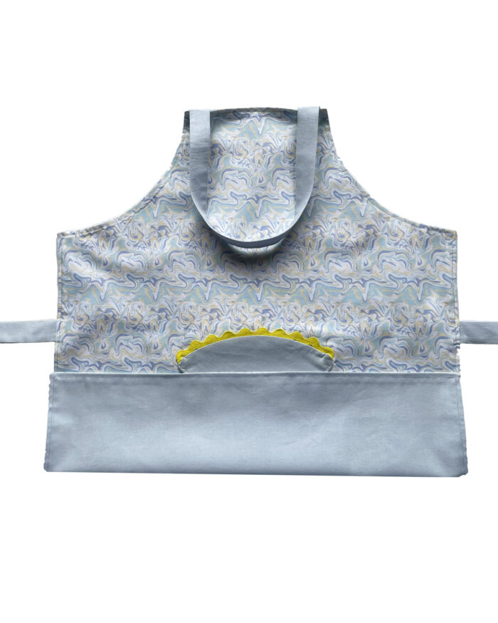 Children's Apron Blue Marble