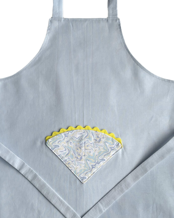 Children's Apron Blue Marble