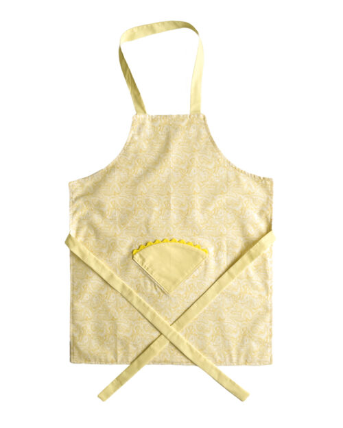 Children's Apron Lemon Marble