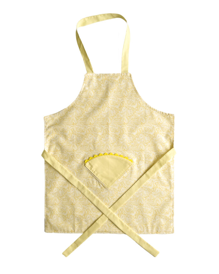 Children's Apron Lemon Marble