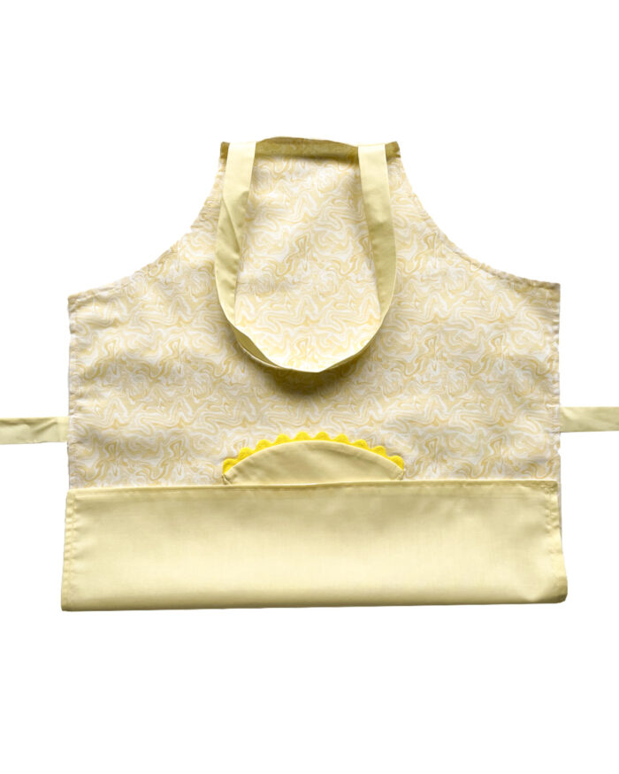 Children's Apron Lemon Marble