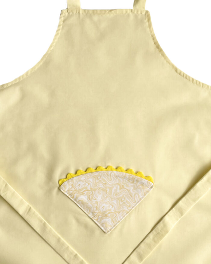 Children's Apron Lemon Marble