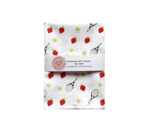 Tea Towel Tennis Design