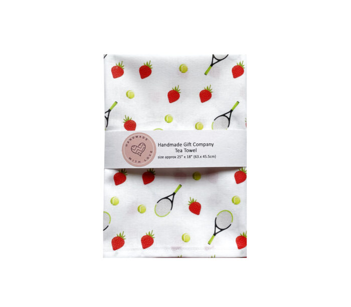 Tea Towel Tennis Design