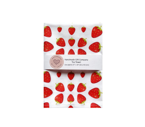 Tea Towel Strawberry Design