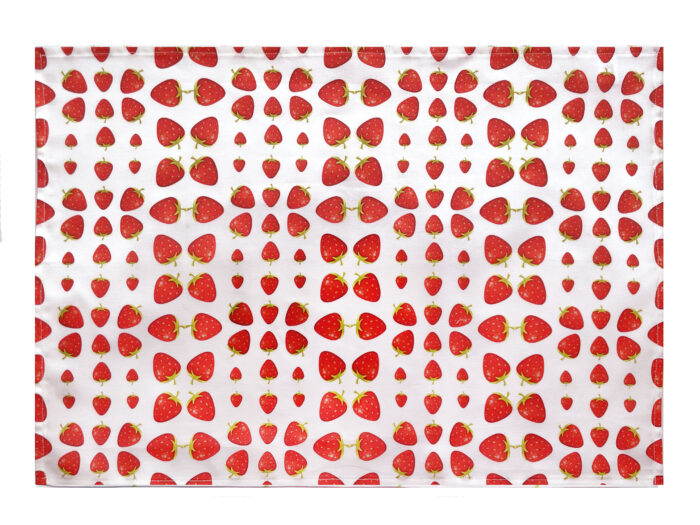 Tea Towel Strawberry Design