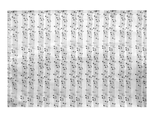 Tea Towel Music Notes
