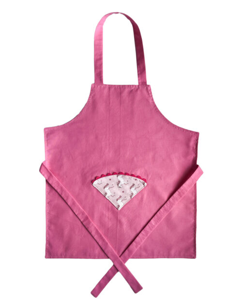Children's Apron Pink Unicorns