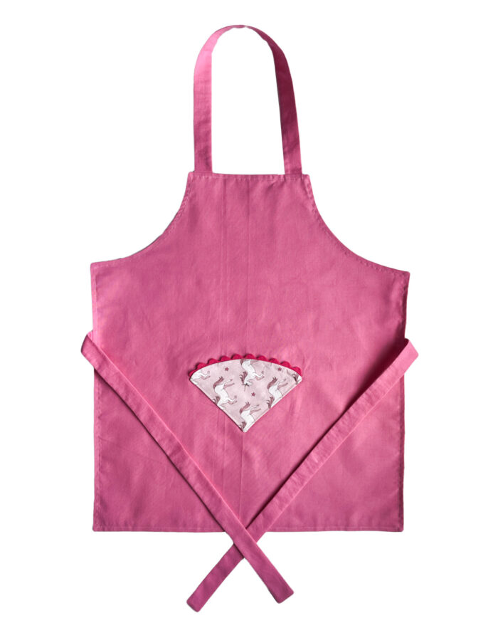 Children's Apron Pink Unicorns