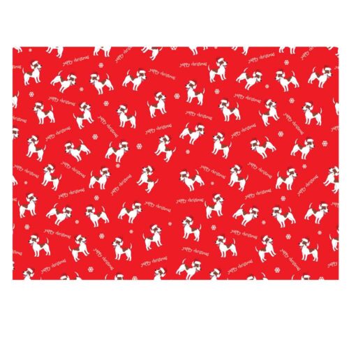 Christmas Gift Wrap Dogs