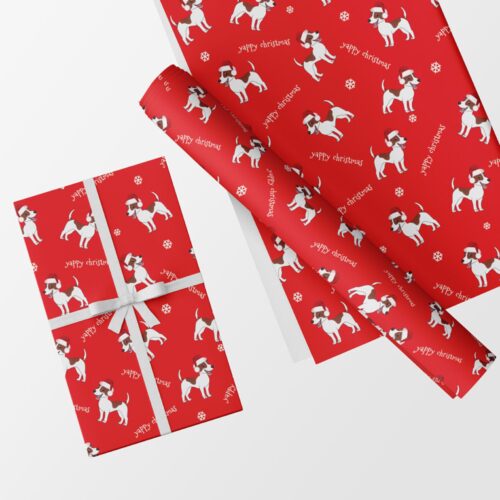 Christmas Gift Wrap Dogs