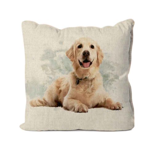 Golden Retriever Dog Cushion