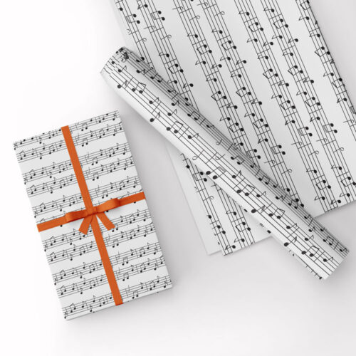 Music Sheet Gift Wrap