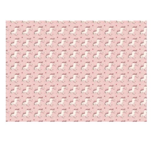 Pink Unicorn Gift Wrap