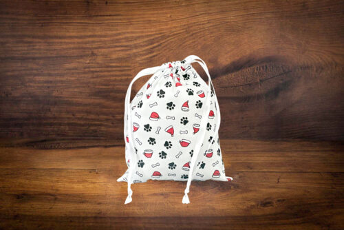 Christmas Gift Bag Paws
