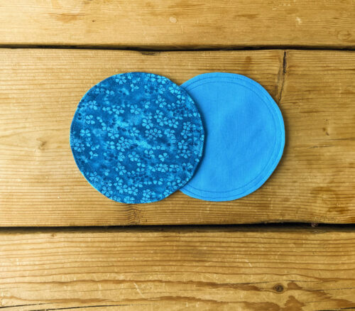 Coasters Blue Floral Design