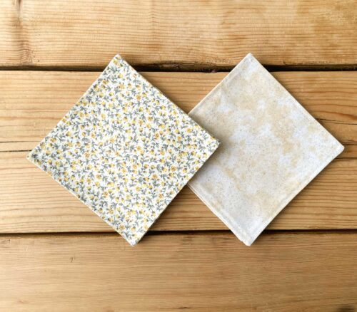 Coasters Floral Yellow Design
