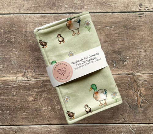 Face Cloths Duck Designs