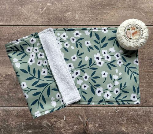 Face Cloths Dark Green