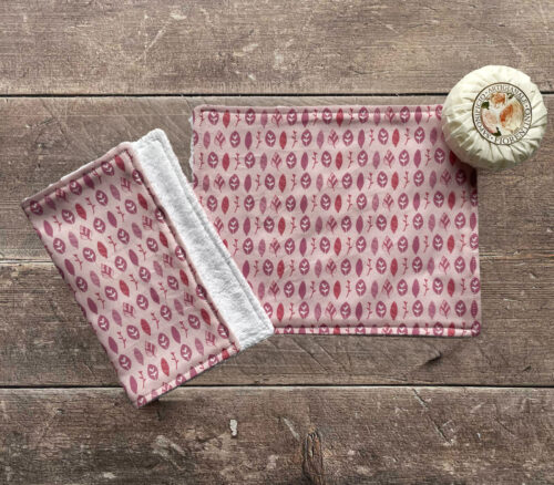 Face Cloths Leaf Design