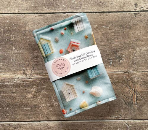 Face Cloths Seashore Design