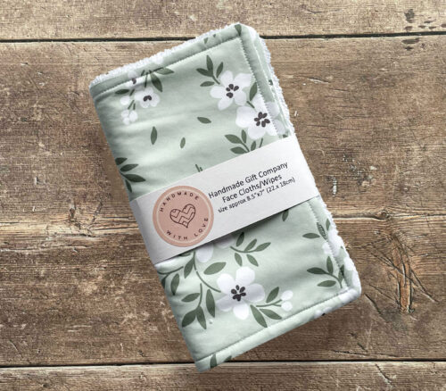 Face Cloths White Daisies