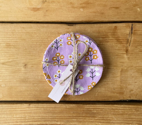 Coasters Lilac Floral Design