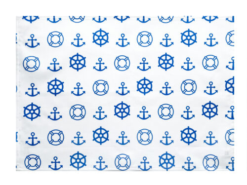 Tea Towel Nautical Blue