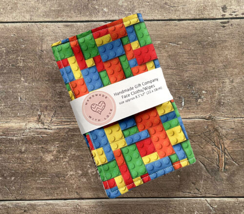 Face Cloths Coloured Bricks