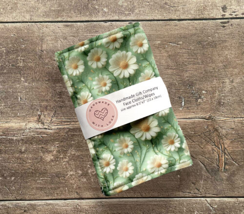 Face Cloth Daisy Design