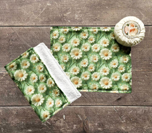 Face Cloth Daisy Design