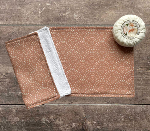 Face Cloths Heart Rainbows