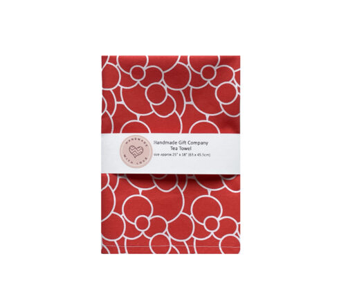 Tea Towel Bubbles Design