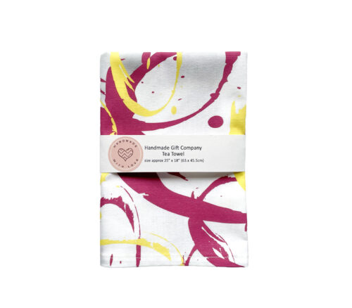 Tea Towel Paint Splatters