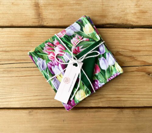 Coasters Pretty Tulip Design