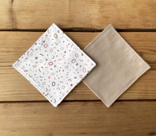 Coasters Brown Circles Design