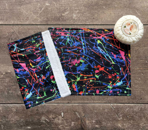 Face Cloths Paint Splashes