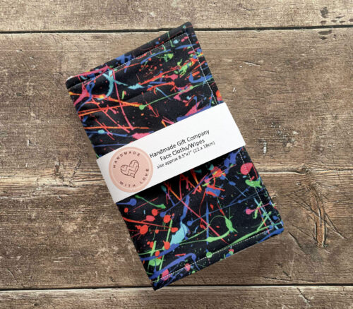 Face Cloths Paint Splatters