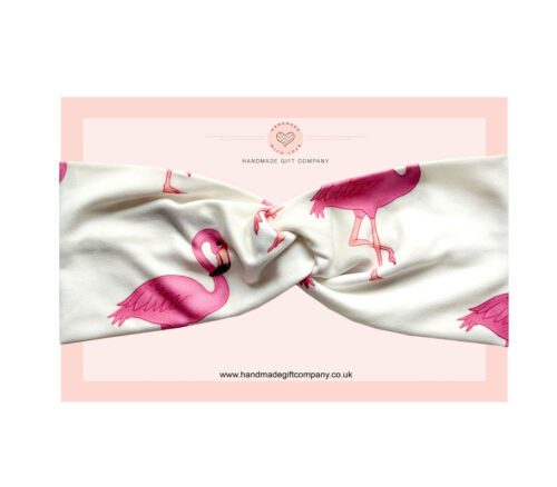Women's headband Pink Flamingos