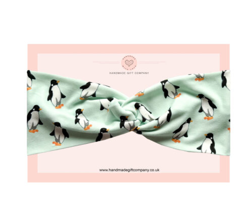 Women's headband Penguins Blue