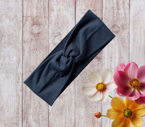 Women's Headband Blue Denim